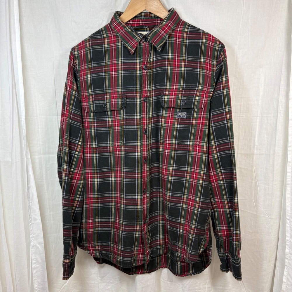 Denim & Supply Ralph Lauren 100% Cotton Plaid Flannel Shirt Size‎ L